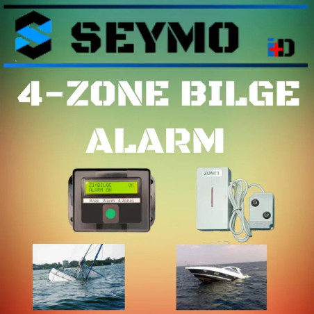 Alarme de porão 4 zonas programáveis wireless