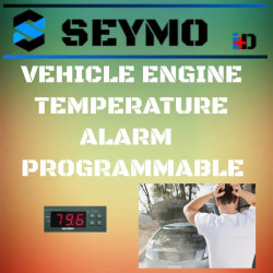 Programmable motor temperature alarm